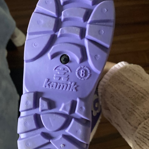 Kamik Kids' Purple and Black Snow Boots - Picture 4 of 4
